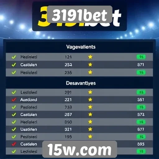 Vantagens e desvantagens do 3191bet para apostadores